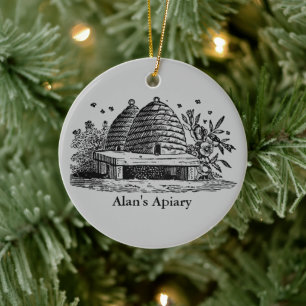 Vintage Bewick beehive ornament