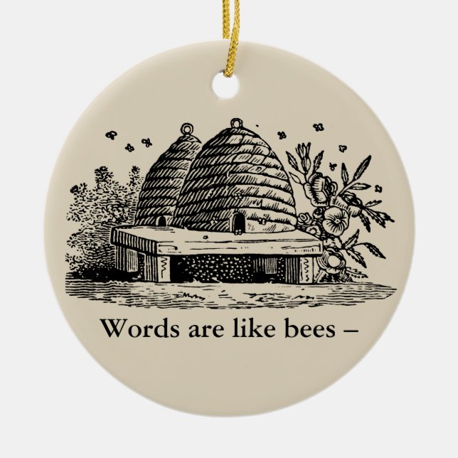 Vintage Bewick beehive ornament (Framsidan)