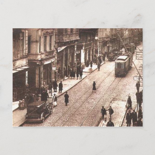 Vintage Beyoglu Vykort (Framsida)