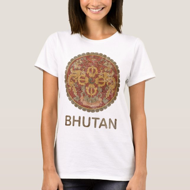 Vintage Bhutan Tee Shirt (Framsida)