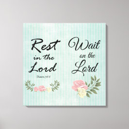 Vintage Bible Verse Canvastryck