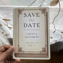 Vintage Bibliotek Bok Elegant Scrollwork Fairytale