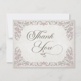 Vintage Bibliotek Bok Story Fairy Tale Bröllop Tack Kort