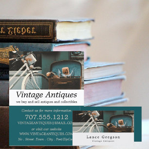 Vintage Bicycle, Antique Dealer, Store Flygblad