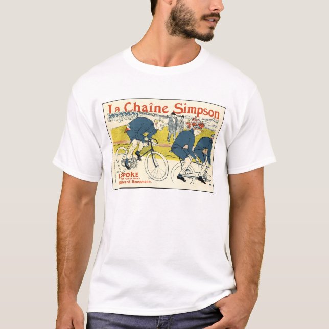 Vintage Bicycle Art Tee (Framsida)