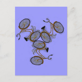 Vintage Bicycle Design 1950's Bike Vykort