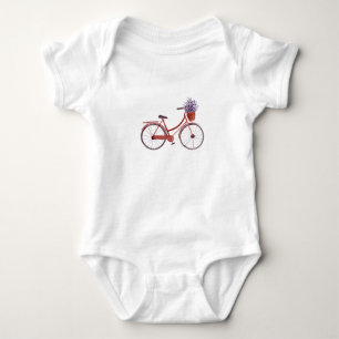 Vintage Bicycle med Lavender  T Shirt