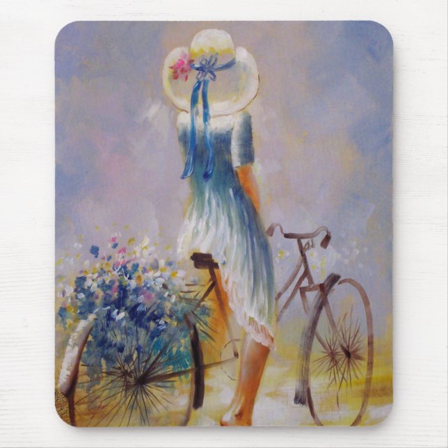 Vintage Bicycle Mousepad Musmatta (Framsidan)
