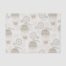 Vintage Bicycle och Luftballong Mönster