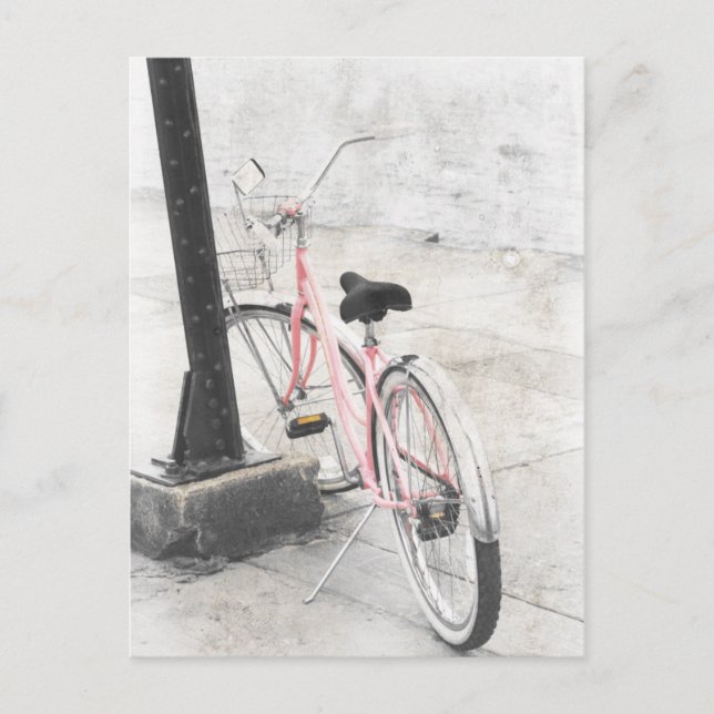 Vintage Bicycle Postcard Vykort (Framsida)