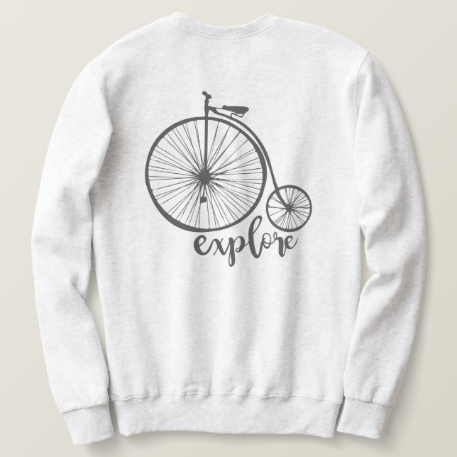 Vintage Bicycle T Shirt (Design baksida)