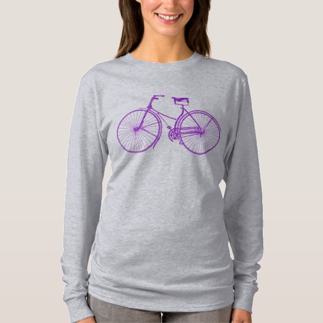 Vintage Bicycle Tee Shirt (Framsida)