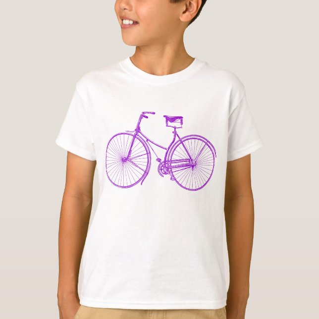 Vintage Bicycle Tee Shirt (Framsida)