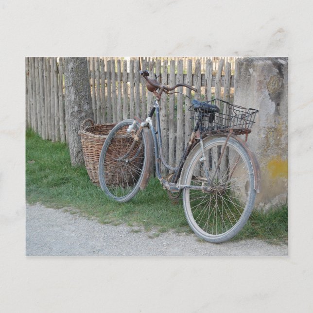 Vintage Bicycle Vykort (Framsida)