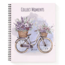 Vintage Bicycle with Flowers - Watercolor