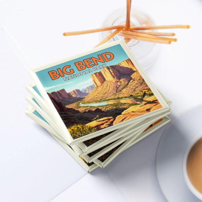 Vintage Big Bend National Park Magnet (Skapare uppladdad)