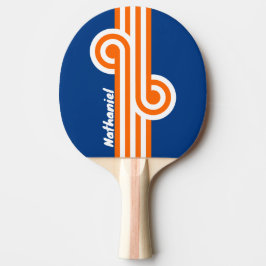 Vintage Big City Stripe Loop med namn Pingisracket