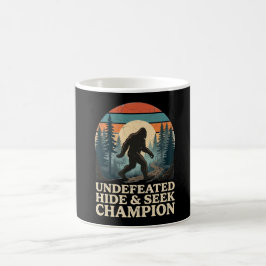 Vintage Bigfoot-berget vandringsdag Kaffemugg