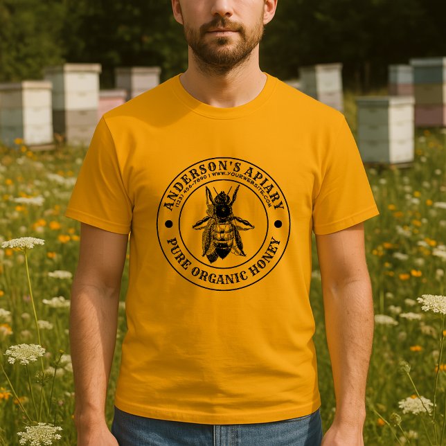 Vintage Bihyddapi Honeysetikett Mall T Shirt (Skapare uppladdad)