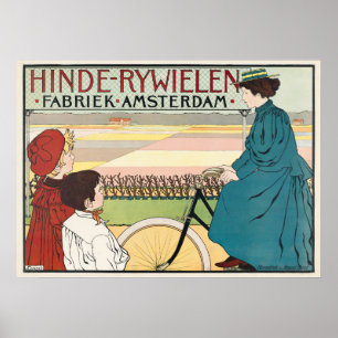 Vintage Bike Advertisement Poster