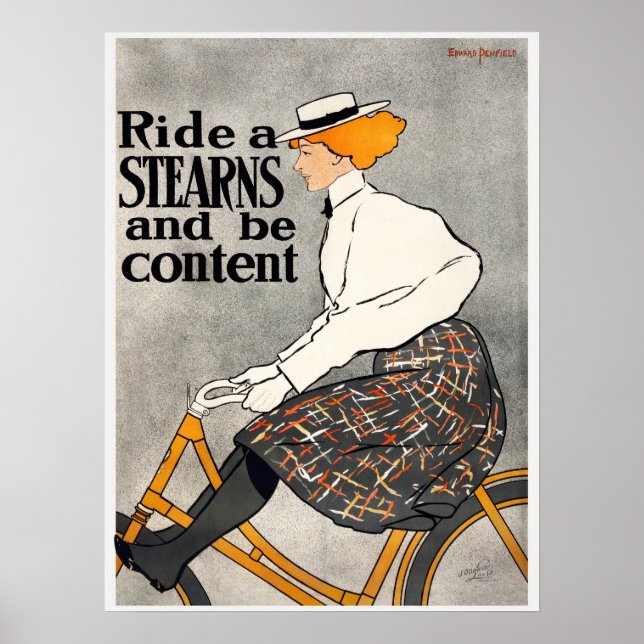 Vintage Bike Advertisement Poster (Framsidan)