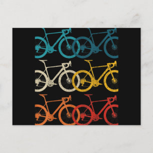 Vintage Bike Cycling Road Bike Tävla Bicycle Helg Vykort