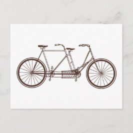 Vintage Bike för två Vykort