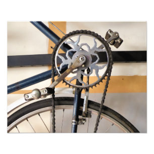 VINTAGE BIKE FOTOTRYCK