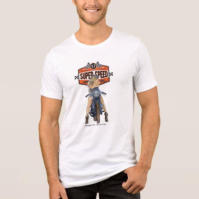 vintage bike t shirt (Framsida)