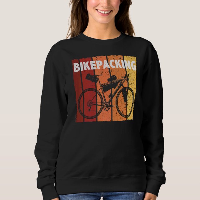 Vintage Bikepacking Graphic T Shirt (Framsida)