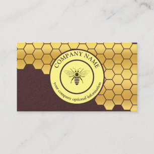 Vintage Bikupa Binärvårdare Honey Apiarist Visitkort