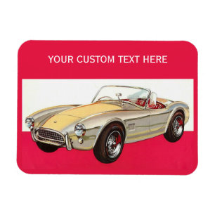 Vintage bil anpassningsbar magnet