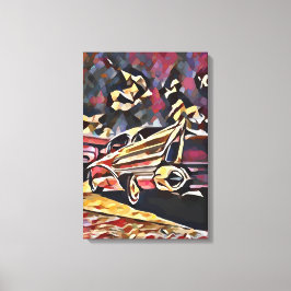 Vintage bil canvastryck