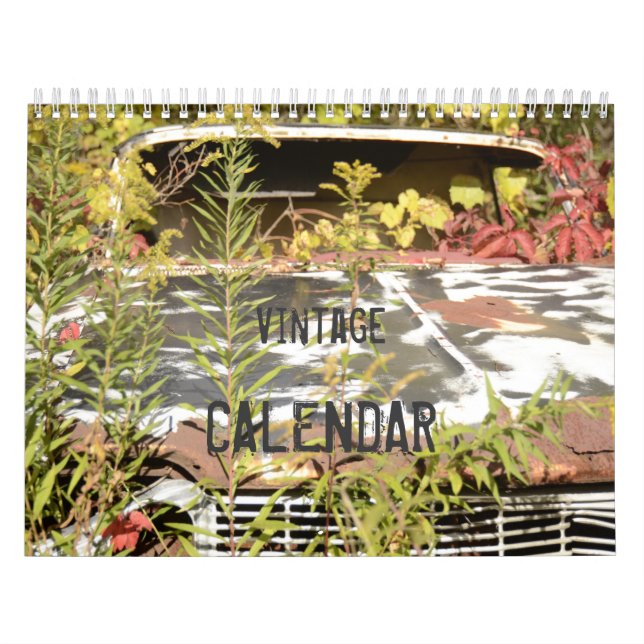 Vintage bil Kalender (Omslag)