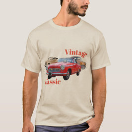 Vintage Bil Klassisk T-shirt Design