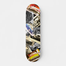 Vintage bil Mosaic Skateboard