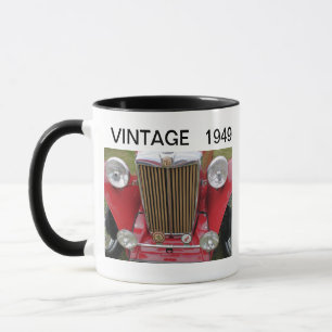 Vintage bil mugg