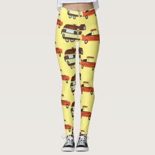 Vintage bil och Camper Thunder_Cove Leggings