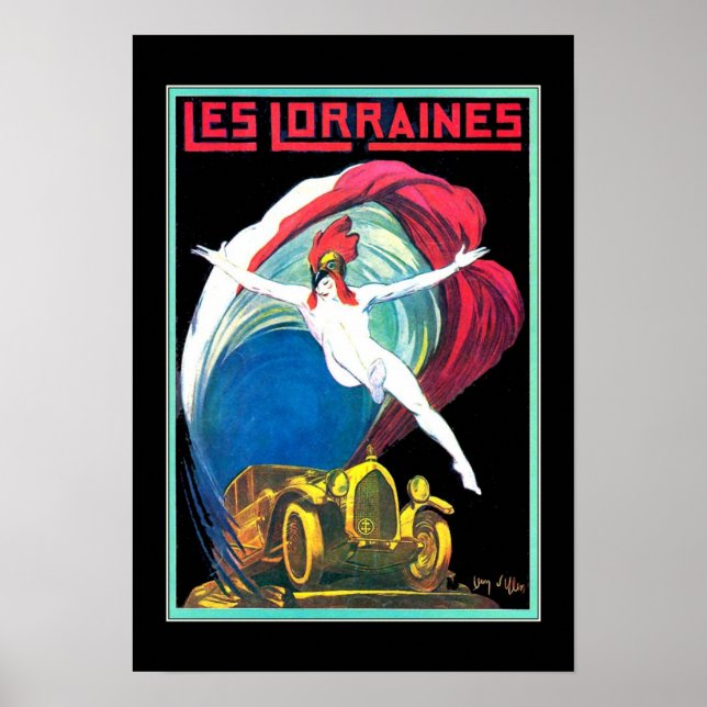 Vintage bil Poster (Framsidan)