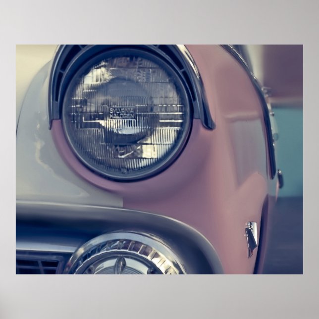Vintage bil Poster (Framsidan)