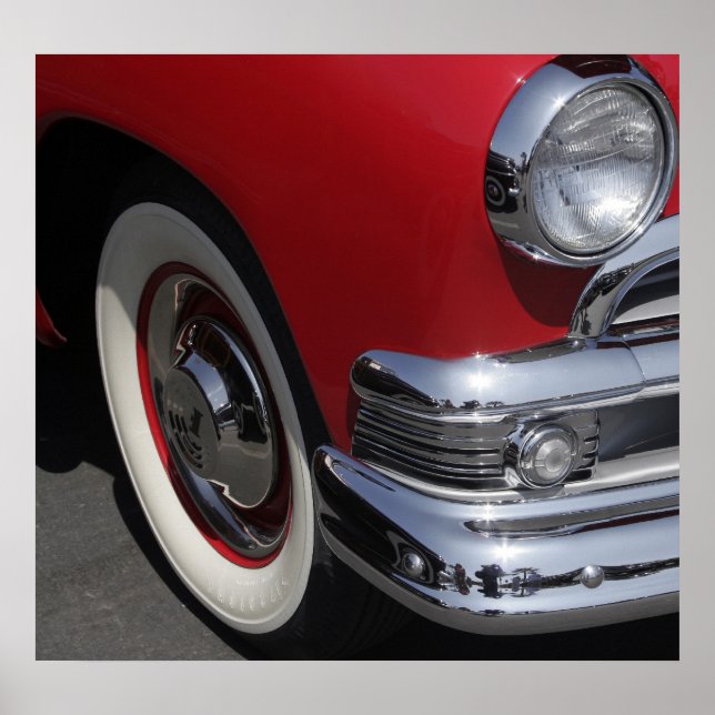 Vintage bil Poster (Framsidan)