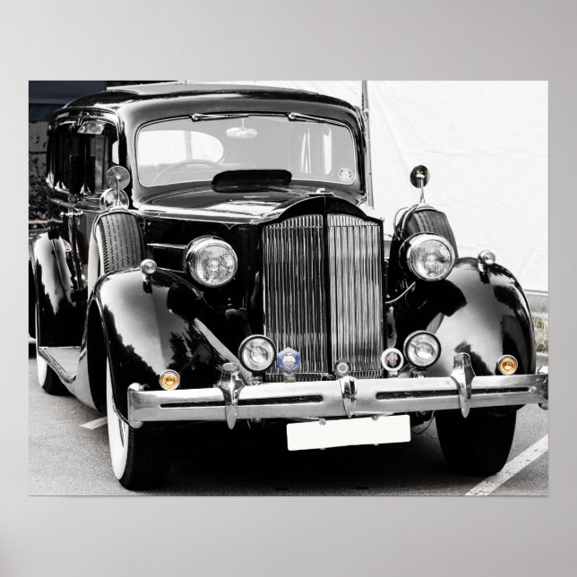 Vintage bil poster (Framsidan)