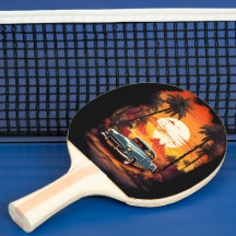 Vintage bil Sunset - Gift for Car Älskare