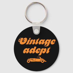 Vintage bilar adept nyckelring