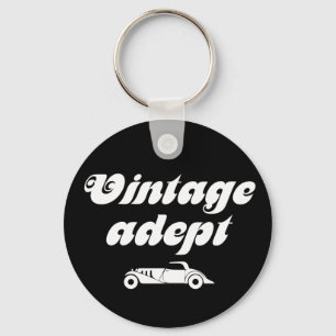 Vintage bilar adept nyckelring