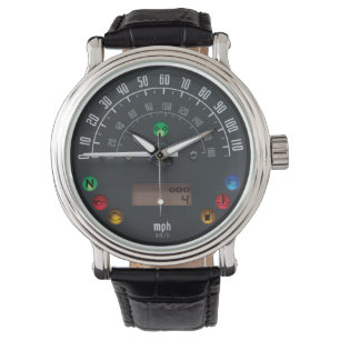 Vintage bilar Hastighetsmätare 01 Armbandsur