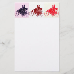 Vintage bilar INSAMLING POP ART Brevpapper