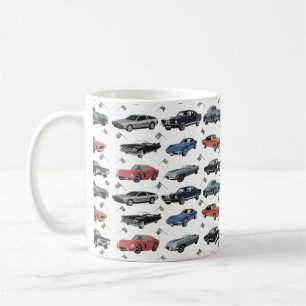 vintage bilar kaffemugg