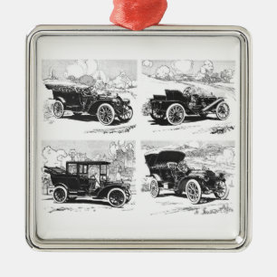 Vintage bilar ornament