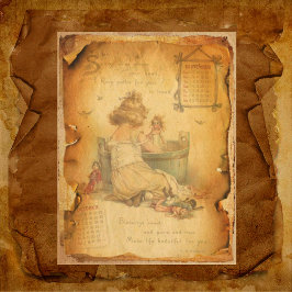 Vintage Bild Grungy Scrapbook Papper